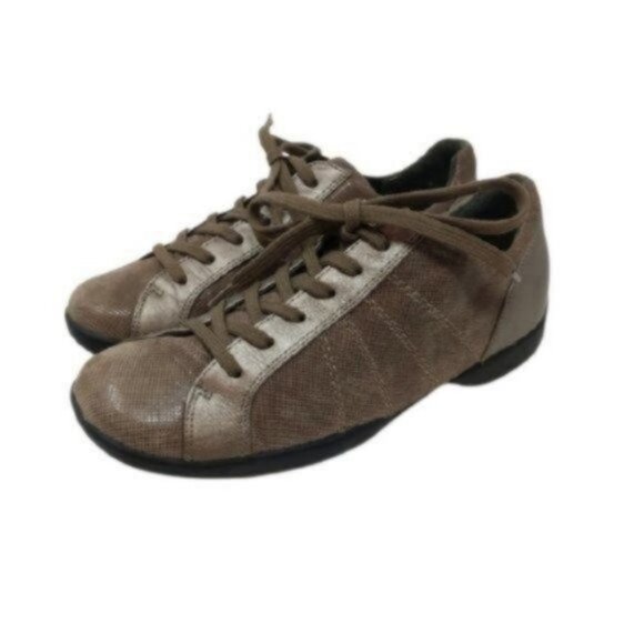 Ziera | Leather Casual lace up comfort shoes Sneakers Brown - Picture 1 of 10